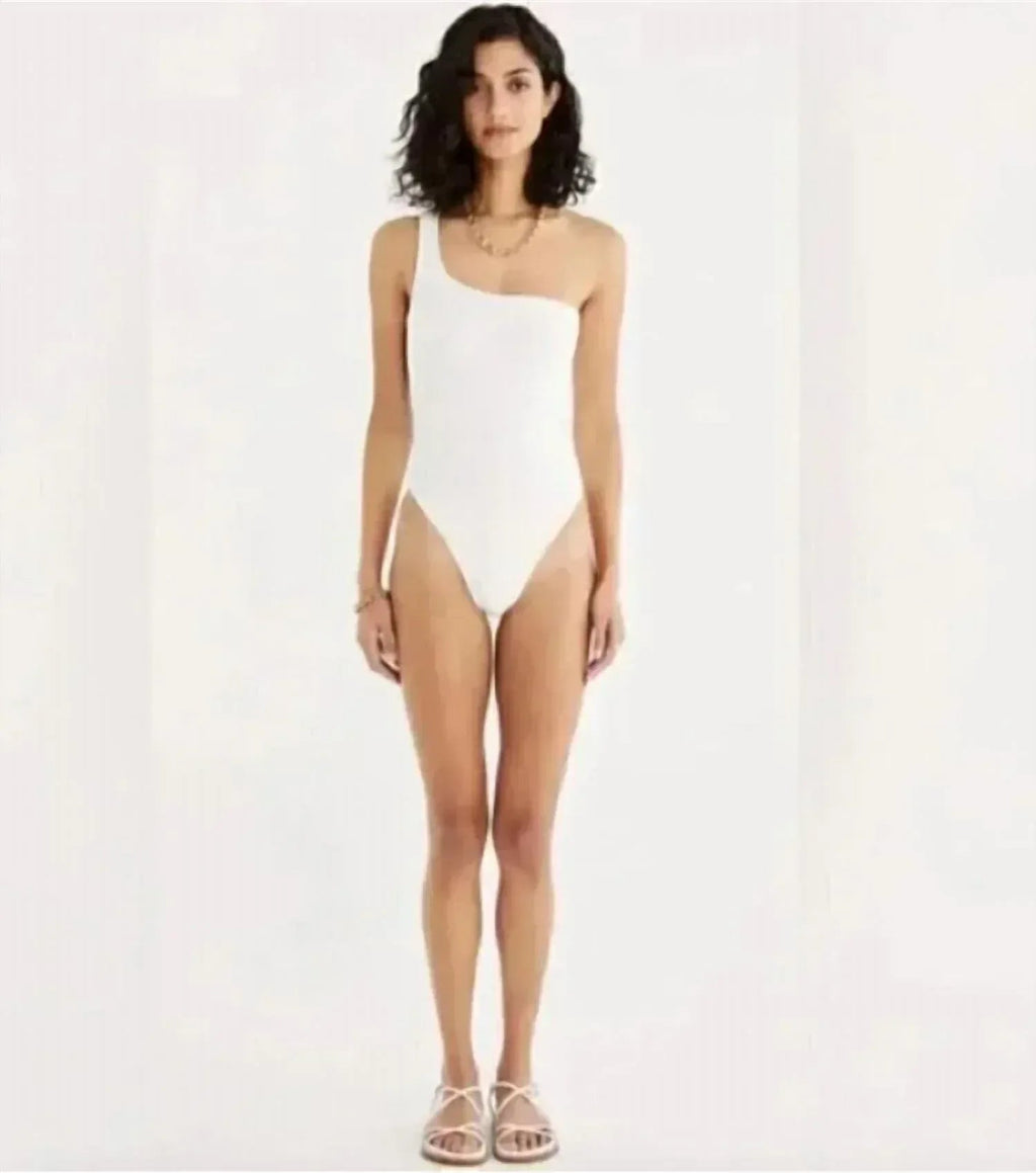 Cassidy One Shoulder Maillot Bathing Suit/Body Suit
